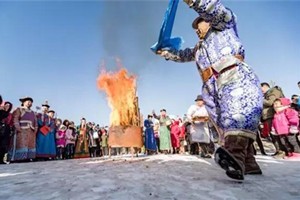 鄂尔多斯伊克汗蒙古祭火文化节