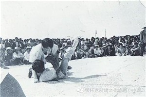 鄂尔多斯蒙古族搏克（摔跤）传承人——布音达来
