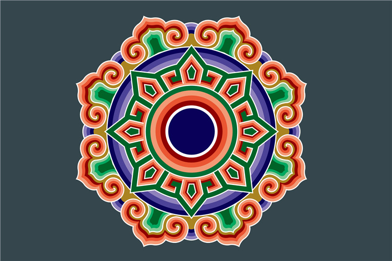 蒙古族传统图案绘制